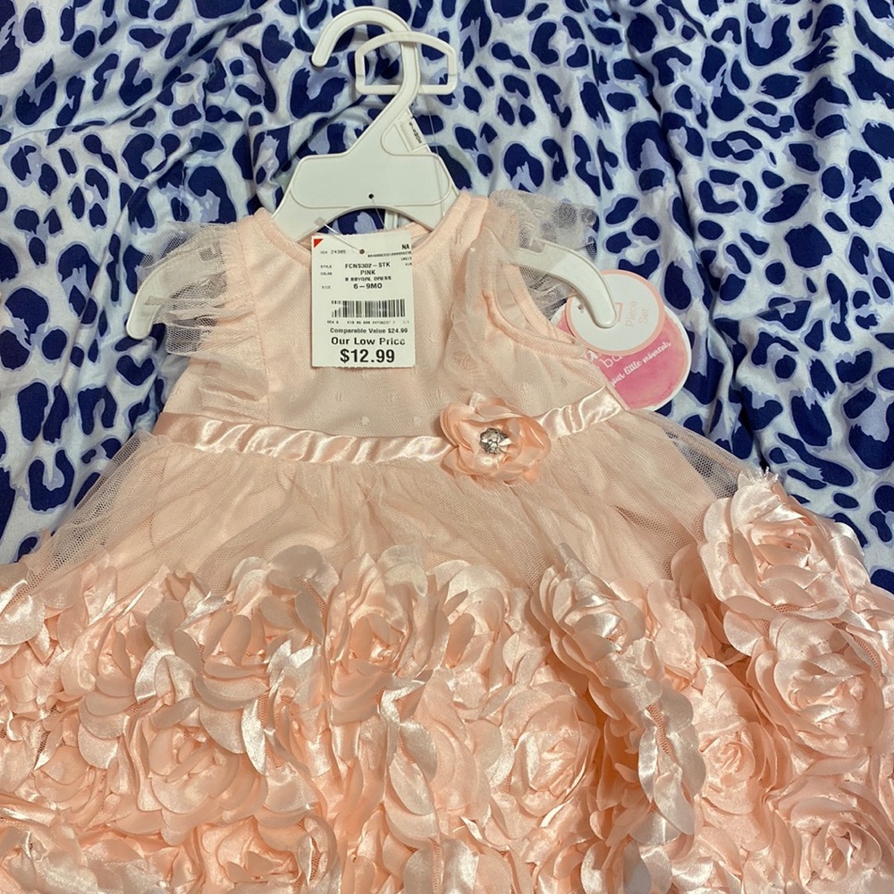 Pink dress for a formal event